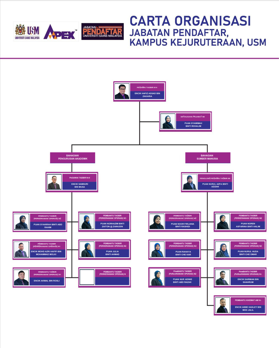 carta organisasi 2025